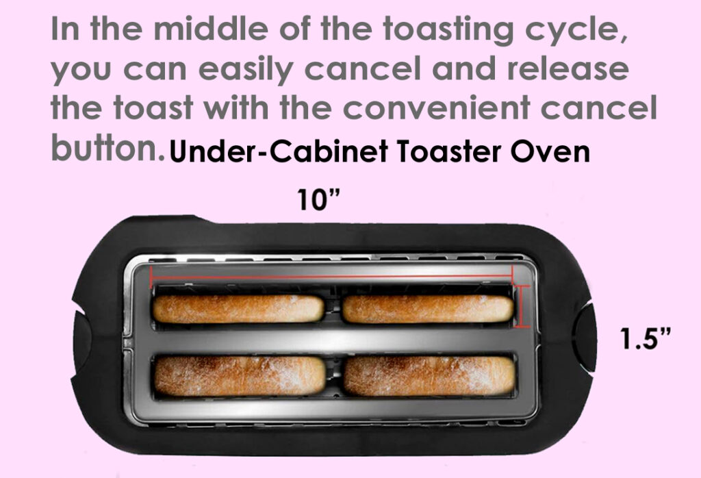 Under-Cabinet Toaster Oven-- www.gedgete.com